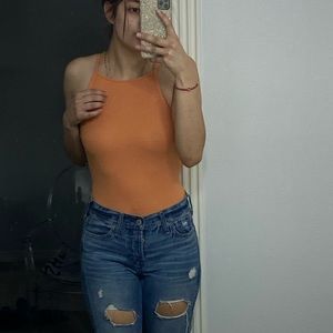 Orange body suit brand new